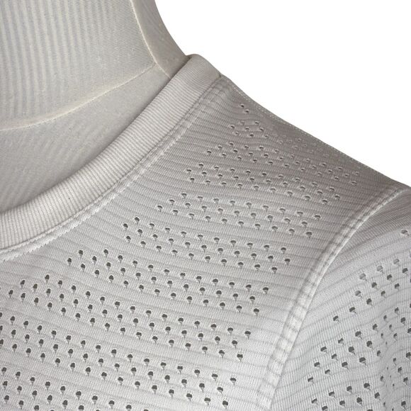 Lululemon Swiftly Breathe Long Sleeve Shirt Top Sz 10 White. - Picture 6 of 11